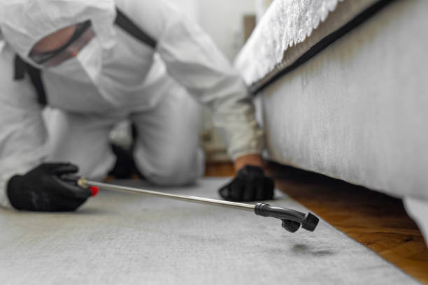 Professional Mosquito Control technician working in Temperance, MI